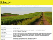 Tablet Screenshot of katzweiler.de